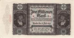 2 Millionen Mark 1923 ro.89a IA
